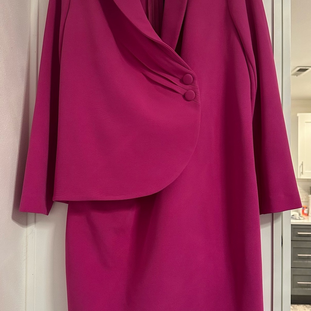 Monroe & Main Pink Asymmetrical Dress